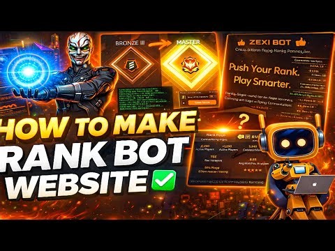HOW TO MAKE RANK BOT 🤖|FREE FIRE RANK BOT 🔥😱 FIRE ZEXI YT