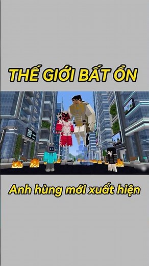 Anh Hùng Xuất Hiện Cực Ngầu 🎮🦸‍♂️🕶️ #minecraft #gaming #viralshorts #LongKaEntertainment