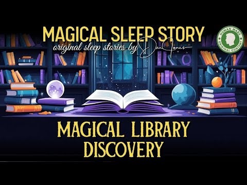 📕 The Magical Library Discovery 😴 Bedtime Story | Dan Jones Sleep Stories | Black Screen (No AI)