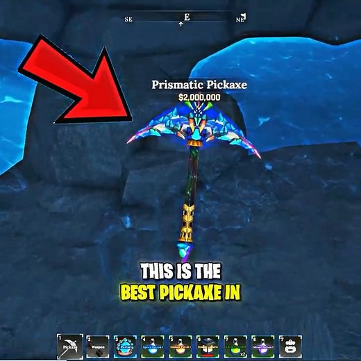 How To Get The Prismatic Pickaxe 2mil$💀 #theforge #roblox #shorts #viral