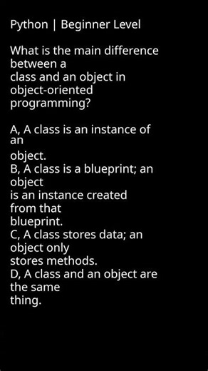 Object-Oriented Programming Classes vs Objects #classesvsobjects #codetips #programmingtips