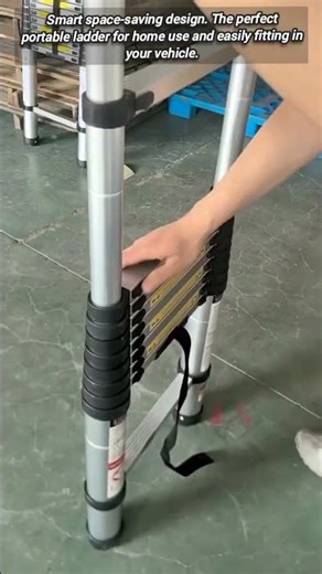 Effortless Storage: Collapsible Ladder for Home and Work