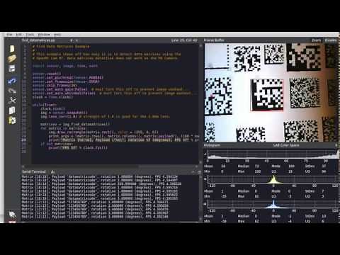 Data Matrix Detection w/ OpenMV Cam M7