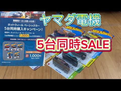[Miniature Cars] 5 units for 1,000 yen at Yamada Denki. Buy them early!