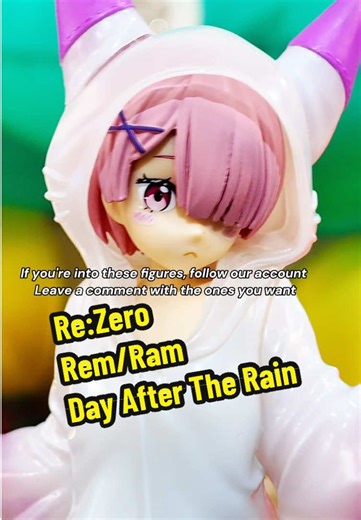 New arrival Re:Zero – Ram & Rem Day After The Rain official figure 🌧️ Grab them home if u like 😉 #collectibles #animefigure #ornaments #figurine #ram