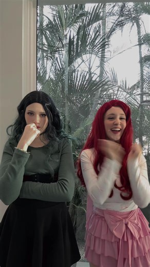 Cosplaying as Jade West and Cat Valentine