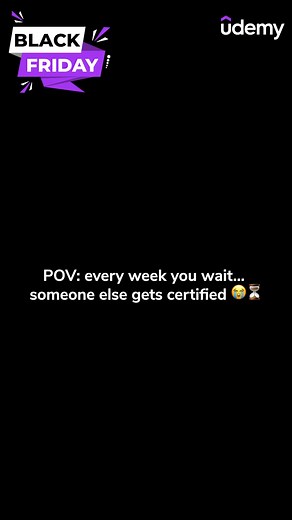 🎓 94% of learners say Udemy prepared them for success! Unlock real exam simulations and structured lessons for AWS Cloud Practitioner—and join thousands acing their exams. Black Friday courses from just ₹399, so you can get certified and get ahead. | Udemy