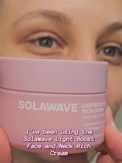 Solawave LightBoost Cream: Immediate Hydration & Glow