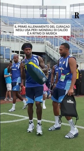 Mondiali di calcio, il primo allenamento del Curacao è a ritmo di musica