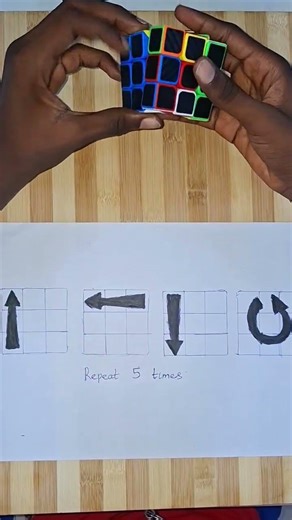 How to solve the 3 by 3 rubiks cube. Simple method. #shorts #rubikscube