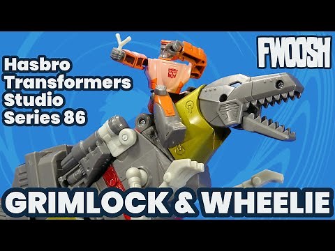 Transformers Grimlock and Wheelie Hasbro Studio Series 86 Movie Autobot Action Figure Review