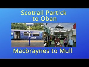 Great Train Journey | Glasgow To Oban with Scotrail