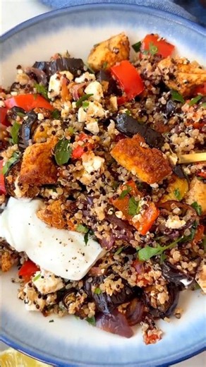 Tofu Shawarma Bowl (High Protein Vegetarian)