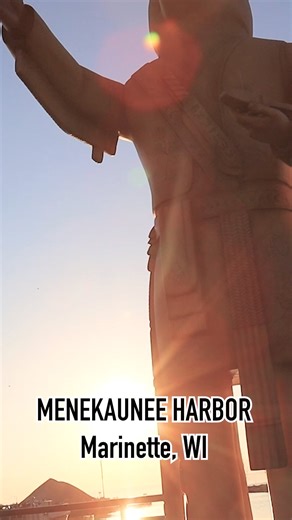 Soak in the beauty and history at Menekaunee Harbor. Learn about the Menominee Indian Nation and how they helped shape our community! #getmarinette #marinette #menekaunee | City of Marinette