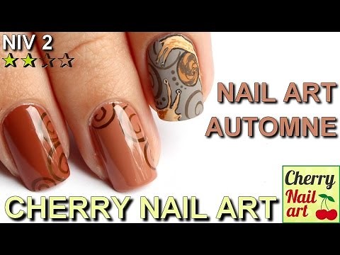 Tuto NAIL ART automne