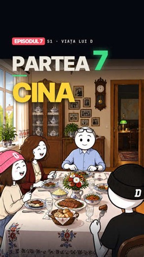 PARTEA 7 · CINA 🍽️ Ai întors plicul lui tanti Lenuța. Apoi ai stat la masă cu omul care te vânează. 😶 🗳️ Ce faci acum? TE DUCI sau REFUZI? Scrie în comentarii. Majoritatea scrie Partea 8. 👉 Începe cu Partea 1 de pe profil TJ e aici: @tj.official_0 #viataluid #serial #animatie #povesti #decizii