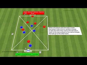 Ajax Small Sided Game Pass & Move 5v5