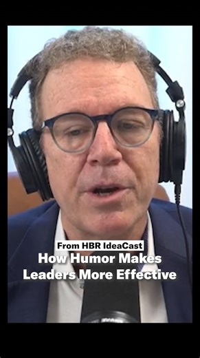 Leaders don’t need to be stand-up comics—but creating space for laughter makes teams more creative, productive, and collaborative. Listen to the full IdeaCast episode here: https://s.hbr.org/3Vejkvv | Harvard Business Review