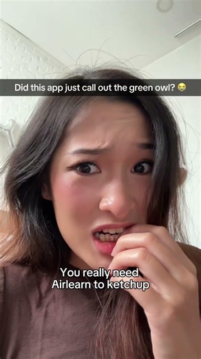 Did this app just call out the green owl 😭