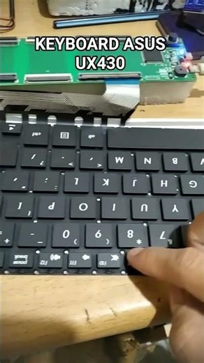 TEST KEYBOARD NEW ASUS UX430 BACKLIGHT, SEBELUM DIKIRIMKAN KE CUSTOMER. #keyboardlaptop #asus #fyp