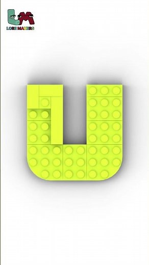 LEGO Alphabet Lore! LETTERS "U" #alphabetlore #lego #shorts