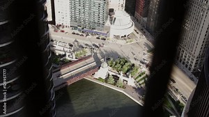 Chicago River Time Lapse From Marina Towers.mov