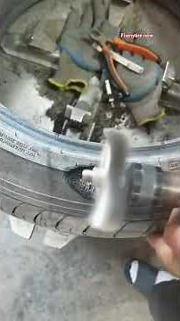 Tyre Repair Transformation with Vulcanizer. #diy