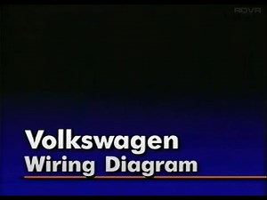 Volkswagen (US) - Tech Talk 235 - How to Read Wiring Diagrams (1990)