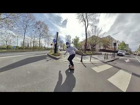 BUSTIN YOFACE HYBRID - SHREDDING LIKE A SKATEBOARD !
