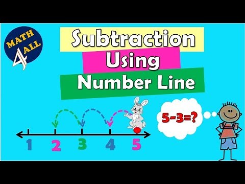 Subtraction Using Number Line | Subtraction For Kids | Math4all