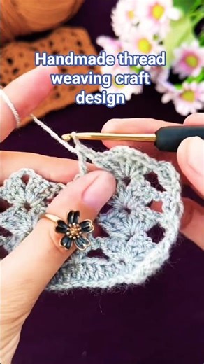 Attractive Thread Weaving Craft | Handmade Weaving Design #threadcraft #handmadecraft #craft