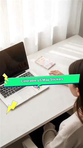 Colorable Us Map Markers Set, 3 Count Customizable Adhesive Stickers for Travel Journals & Notebooks, Ideal for Creative DIY Projects #erasablegelpens #travelaccessories #roadtripmusthaves #computerdeskmat #creativeaccessories #reusablestickerbook #magnetstickers #polaroidpaintmarkers #diaperbagorganization #coloringmarkers