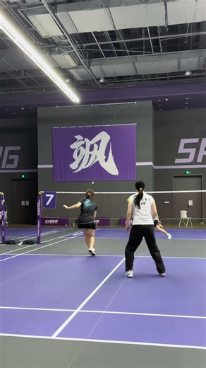 Did you guess it right? #Badminton #Double Service Reception #Pan Yulu