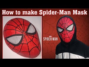 How to make Spider-Man Mask From Balloon and Paper | At Home | In easy way | Amazing Mask For Kids