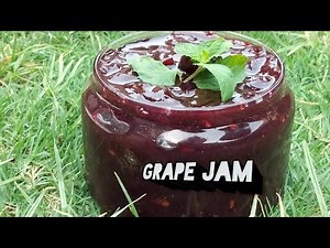 How to make Red grape jam | Red Grape Jam Recipe | concord grape jam recipe