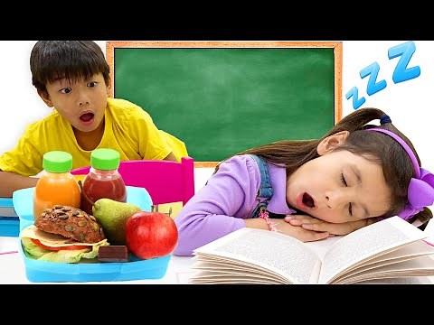 Eric and Ellie at School | Children Learning Importance Healthy Foods
