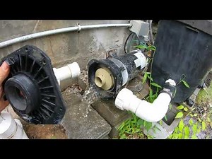 Changing a hot tub pump
