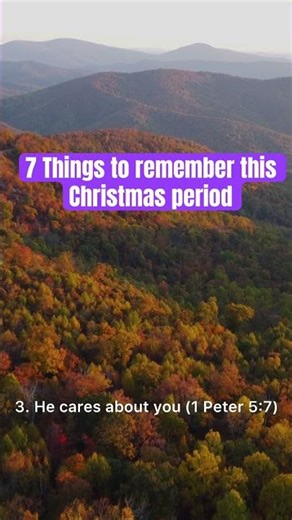 7 THINGS TO REMEMBER THIS CHRISTMAS PERIOD #biblebreakdown #motivation #eveningprayer #revival