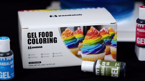 Gel Food Coloring Set - 24 Colors Concentrated Vibrant Edible Food Grade Dye for Baking, Cake, Cookie Decorating, Fondant, Icing, Frosting, Macaron, DIY Crafts - 16.23 fl.oz (20ml/Bottle)