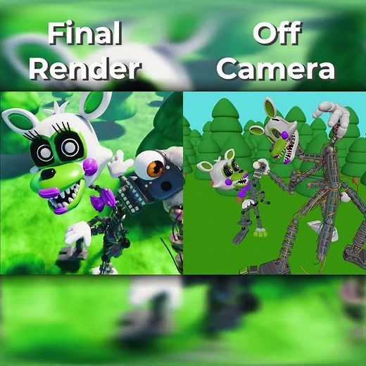 NOT CUTE ANYMORE Tangle FNAF Animation (BTS)