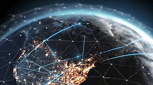 clip-1101455481-beautiful-spinning-earth-growing-global-digital-network