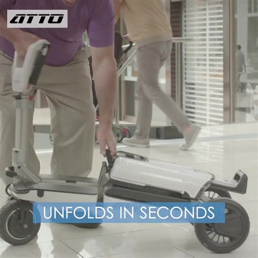 ATTO - UK's #1 Folding Mobility Scooter ✅ Airline Approved ✅ Free Shipping ✅ 2 Year Warranty ✅ New Payment Plan Option ✅ Splits In Two For Easy Lifting ✅ Folds Into Size Of A Small Suitcase Schedule a Free Home Demo Today! | Movinglife UK