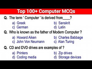 Computer MCQs for all competitive exams