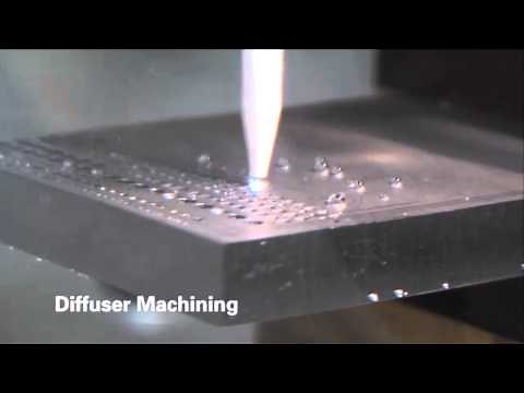 Blade and Vane Cooling Hole EDM Drilling | Makino