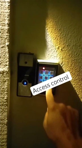 Access control system setup. #foryou #viral #reels