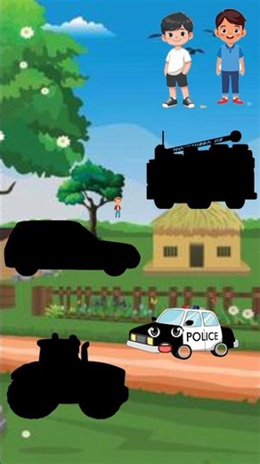 इसमें से कौन गाड़ी किसका है 🤔 #viralvideo #cartoon #shot #animation