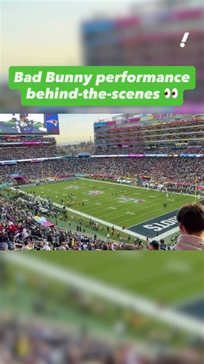 Full time-lapse of Bad Bunny’s full Super Bowl LX halftime performance🔥🎤 | Yahoo Sports