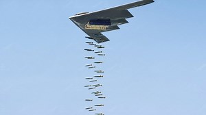 US Most Feared B-2 Stealth Bomber Dropping Tons of Bombs on Ground Targets