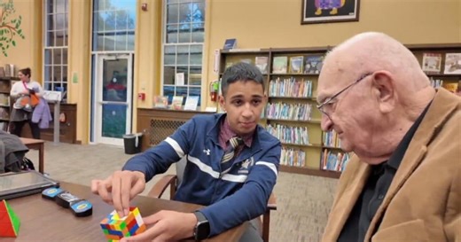 94-year-old man joins Rubik's Cube club