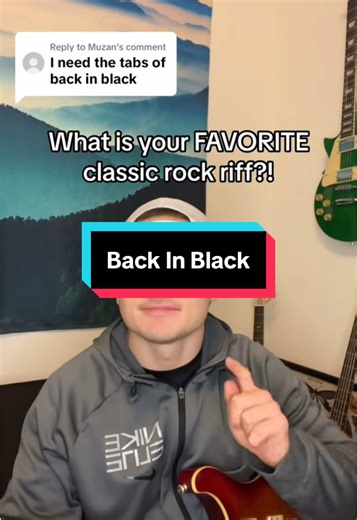 Best Classic Rock Riff: Back In Black Guitar Tutorial